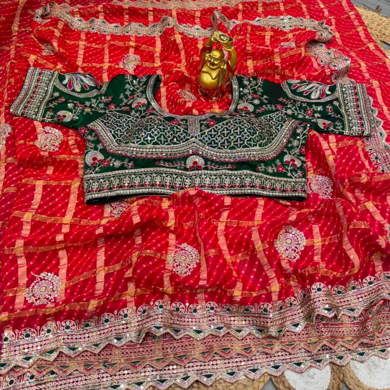 Ds 827 Panetar Chiffon Sequence Worked Saree Catalog — Wholesale Sarees, Vardan Ethnic wholesale from Surat — view 4