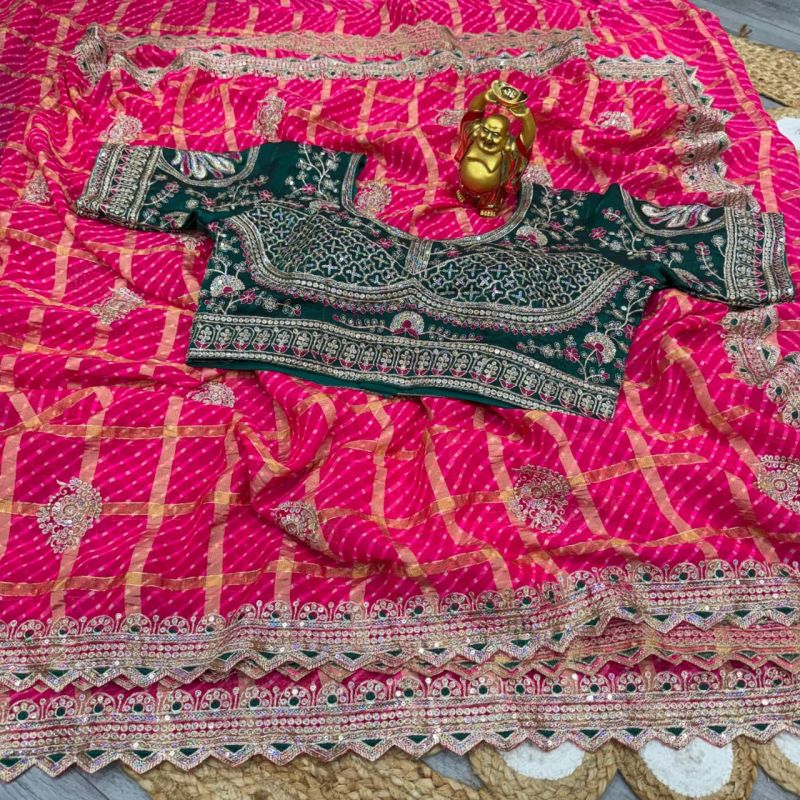 Ds 827 Panetar Chiffon Sequence Worked Saree Catalog
