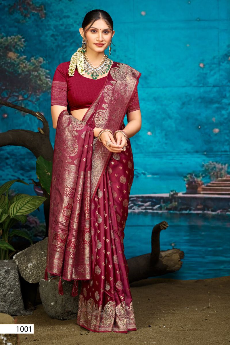 Saroj Saadgi Satin Saroski Vol 3 Satin Silk Saree Catalog