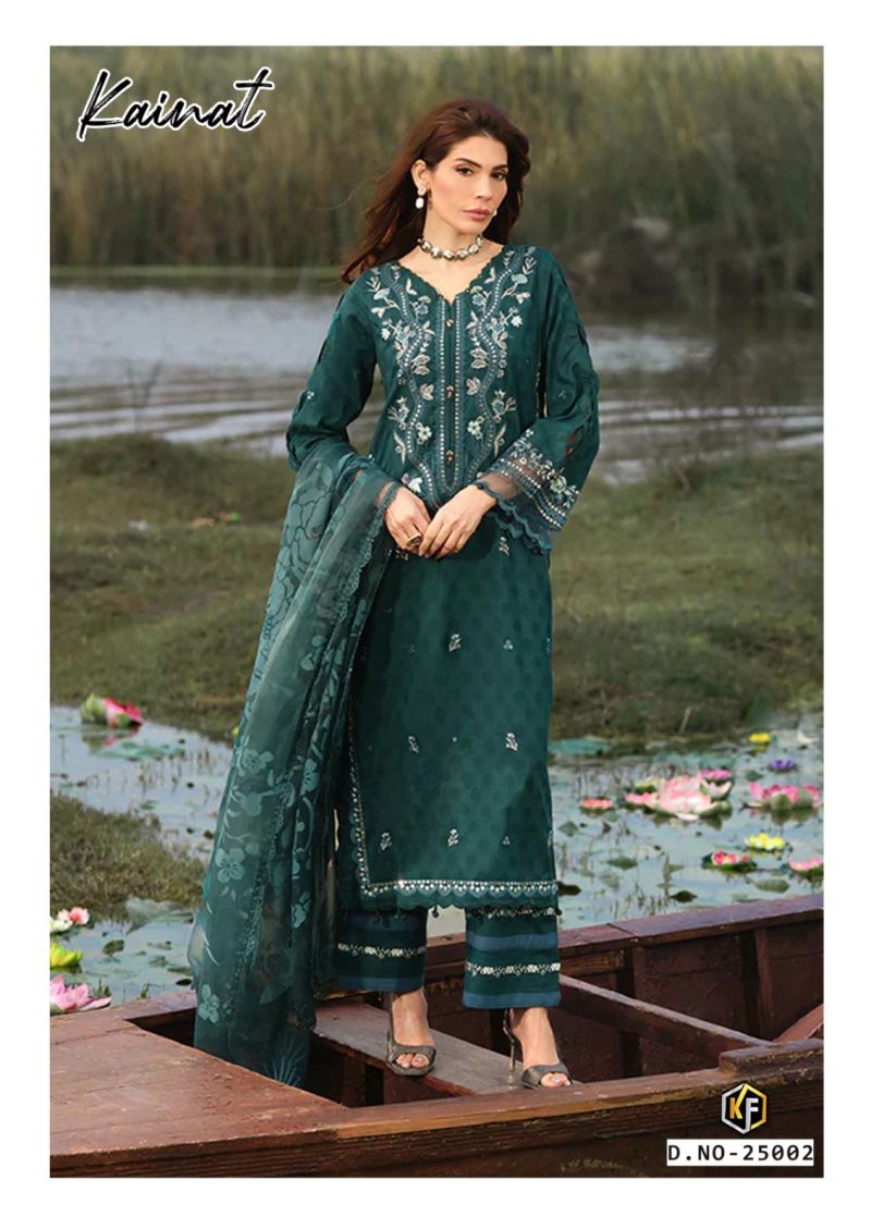 Keval Kainat Vol 25 Cotton Printed Karachi Dress Material Catalog