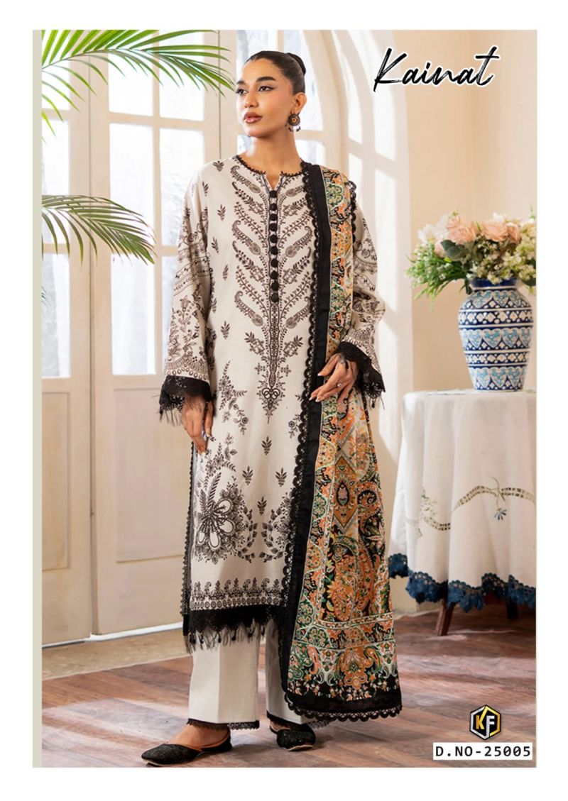 Keval Kainat Vol 25 Cotton Printed Karachi Dress Material Catalog — Wholesale Salwar Suits, Vardan Ethnic wholesale from Surat — view 4