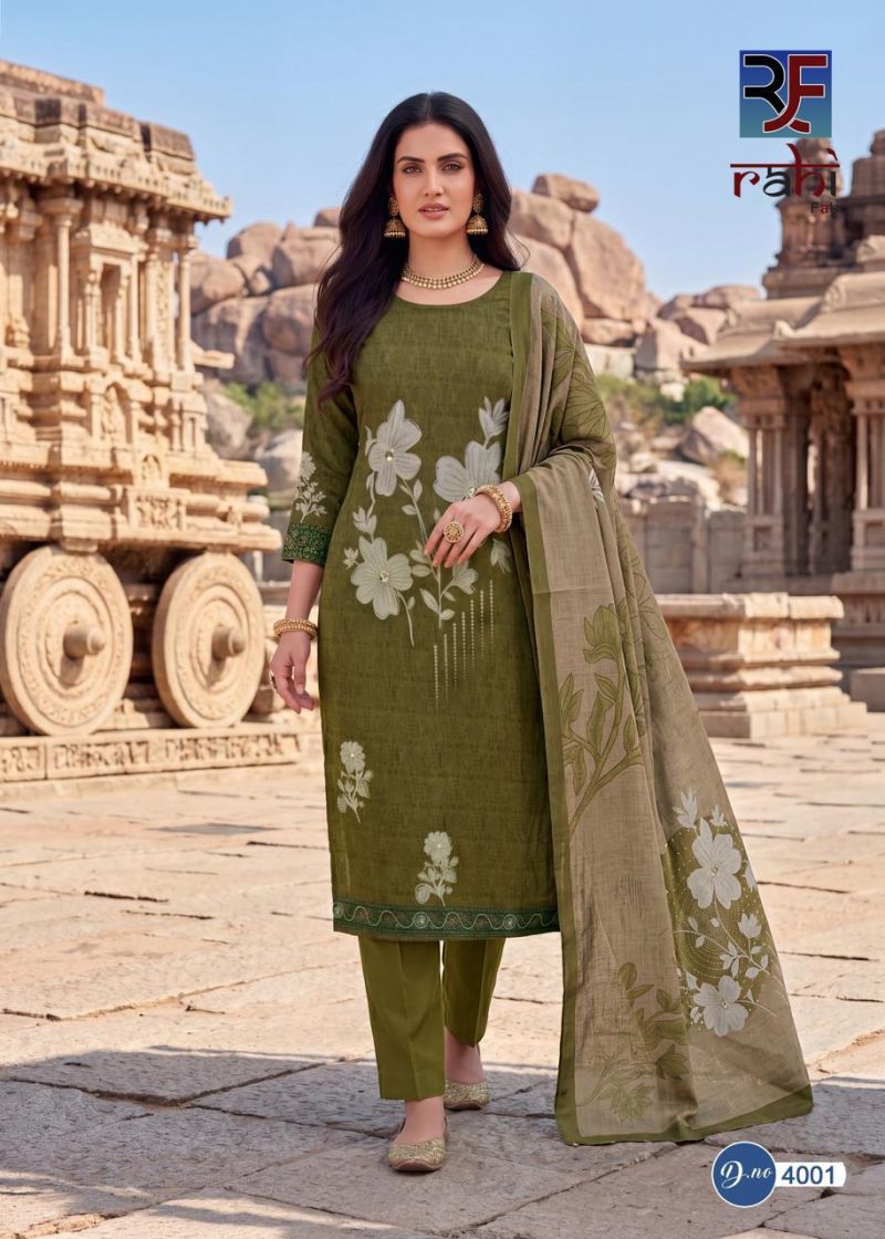 Rahi Rising Silver Vol 4 Readymade Cotton Kurti Pant With Dupatta Set — Wholesale Readymade Suit, Vardan Ethnic wholesale from Surat — view 10