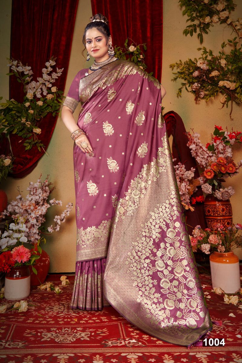 Saroj Gaurinandan Silk Vol 6 Silk Wedding Wear Saree Catalog — Wholesale Sarees, MPA wholesale from Surat — view 4