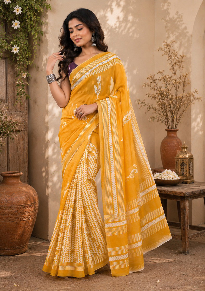 Meera 350 Linen Digital Printed Party Wear Saree Catalog — Wholesale Sarees, MEERA wholesale from Surat — view 3