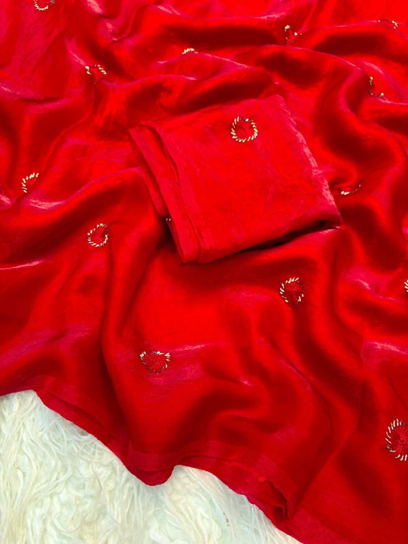 Kc 223 Fandy Satin Silk Beads Worked Designer Saree Catalog — Wholesale Sarees, Vardan Ethnic wholesale from Surat — view 2