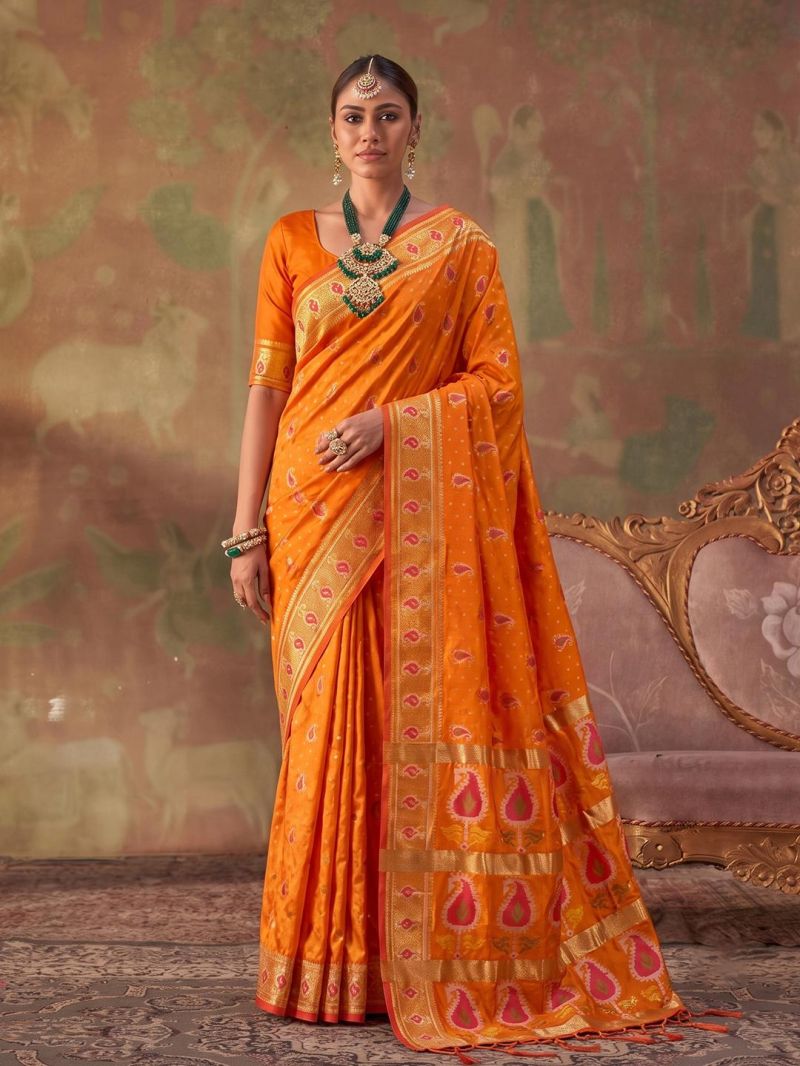 Ast Kashvi Silk Soft Silk Festival Saree Catalog — Wedding Saree, Vardan Ethnic wholesale from Surat — view 3