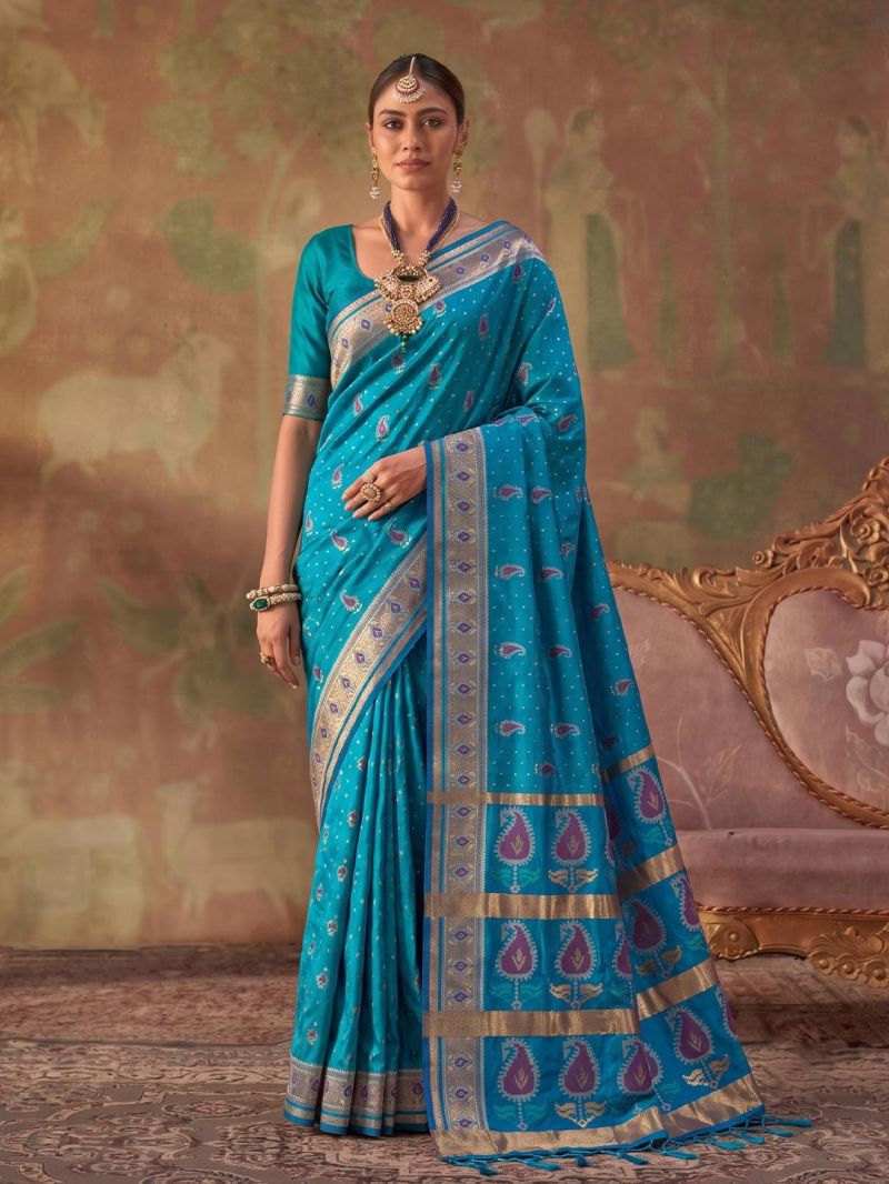 Ast Kashvi Silk Soft Silk Festival Saree Catalog — Wedding Saree, Vardan Ethnic wholesale from Surat — view 6