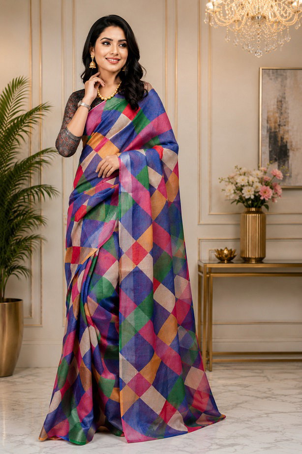 Meera 353 Chanderi Cotton Digital Printed Ready To Wear Catalog — Festival Sarees, Vardan Ethnic wholesale from Surat — view 6