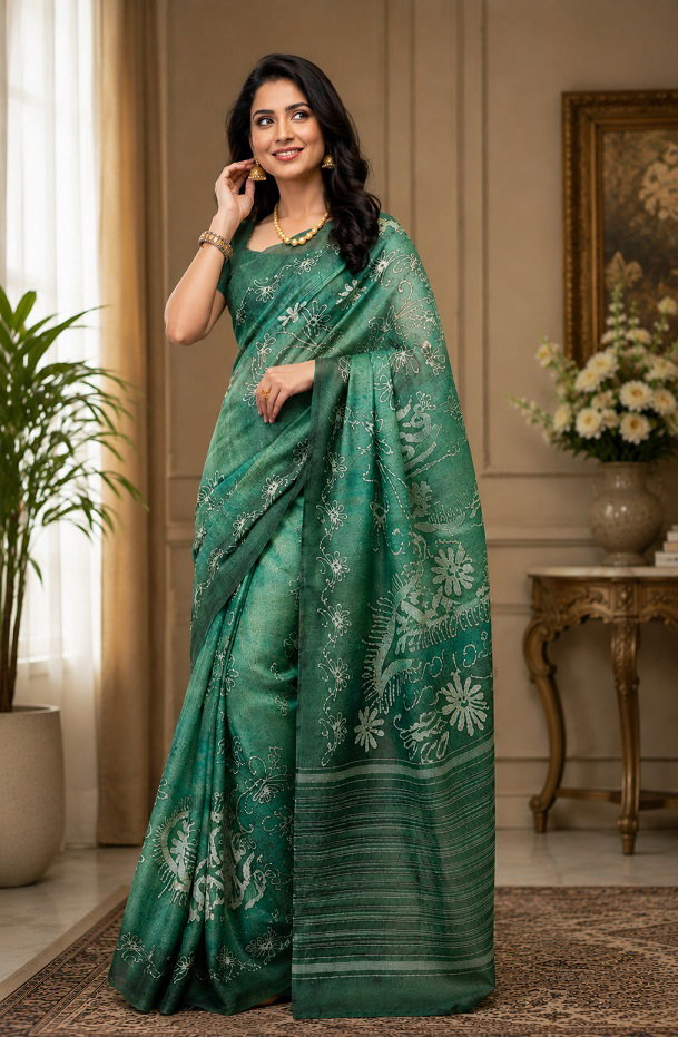 Meera 353 Chanderi Cotton Digital Printed Ready To Wear Catalog — Festival Sarees, Vardan Ethnic wholesale from Surat — view 2