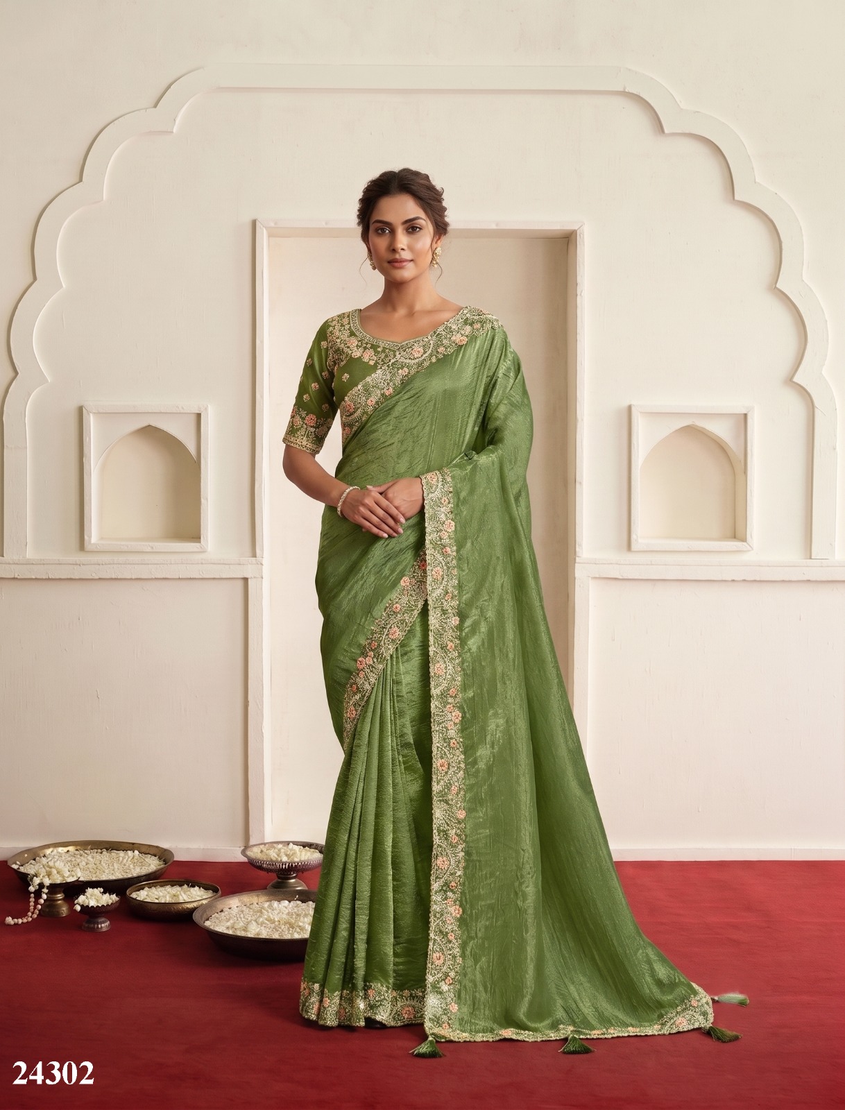 Mahotsav Mohmanthan Designer Hits Ready-to-Wear Saree Collection — Wholesale Sarees, Mahotsav wholesale from Surat — view 8