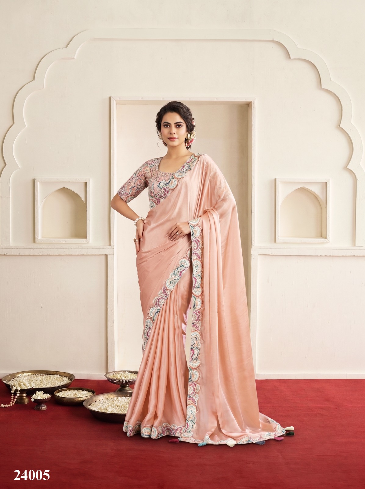 Mahotsav Mohmanthan Designer Hits Ready-to-Wear Saree Collection — Wholesale Sarees, Mahotsav wholesale from Surat — view 7