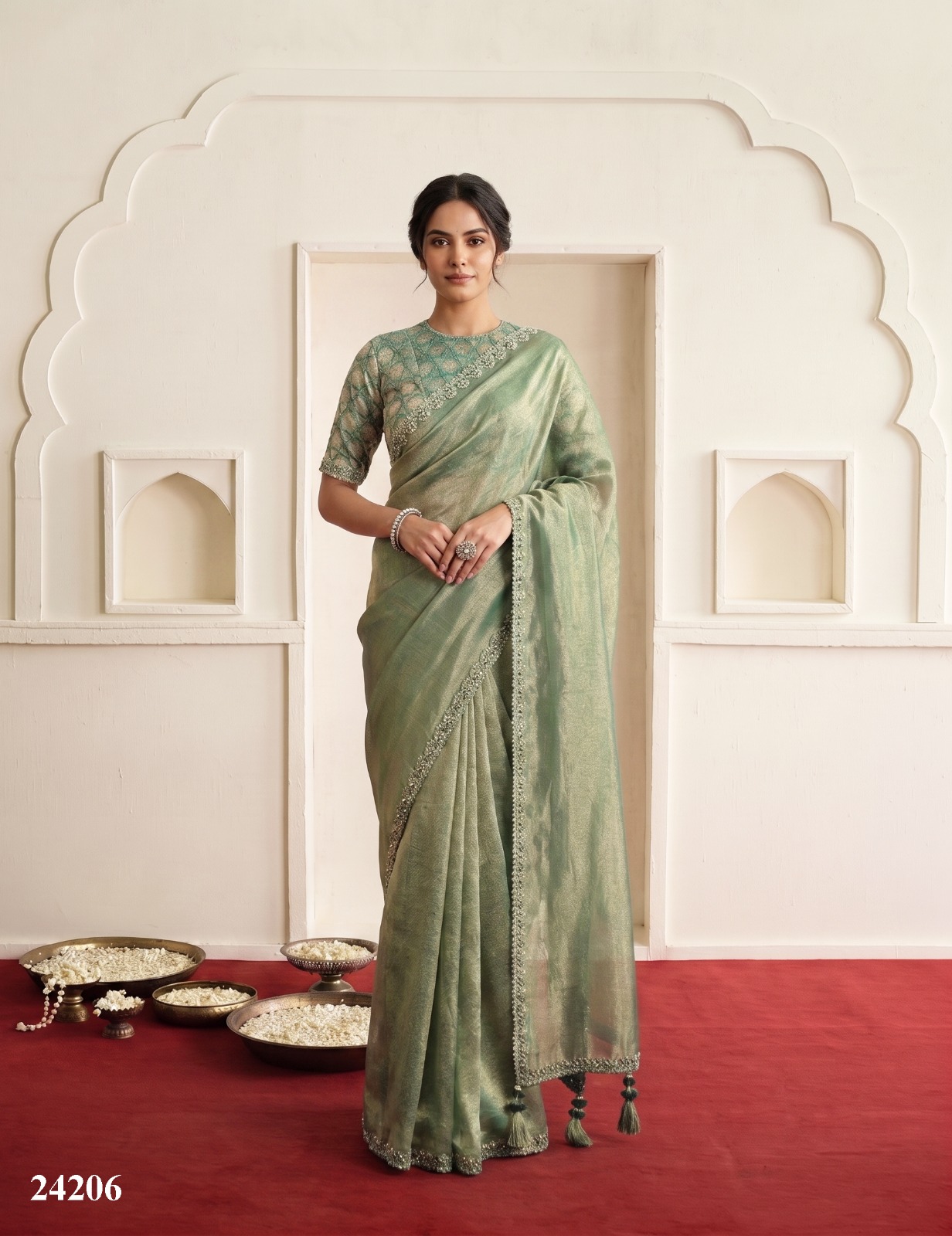 Mahotsav Mohmanthan Designer Hits Ready-to-Wear Saree Collection — Wholesale Sarees, Mahotsav wholesale from Surat — view 4
