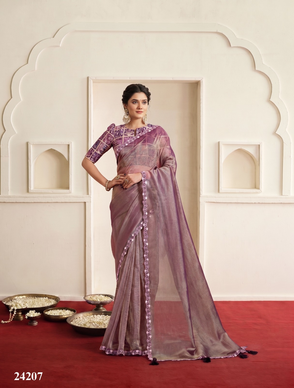 Mahotsav Mohmanthan Designer Hits Ready-to-Wear Saree Collection — Wholesale Sarees, Mahotsav wholesale from Surat — view 3