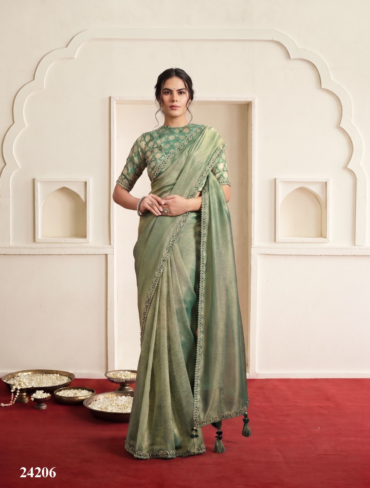 Mahotsav Mohmanthan Designer Hits Ready-to-Wear Saree Collection — Wholesale Sarees, Mahotsav wholesale from Surat — view 2