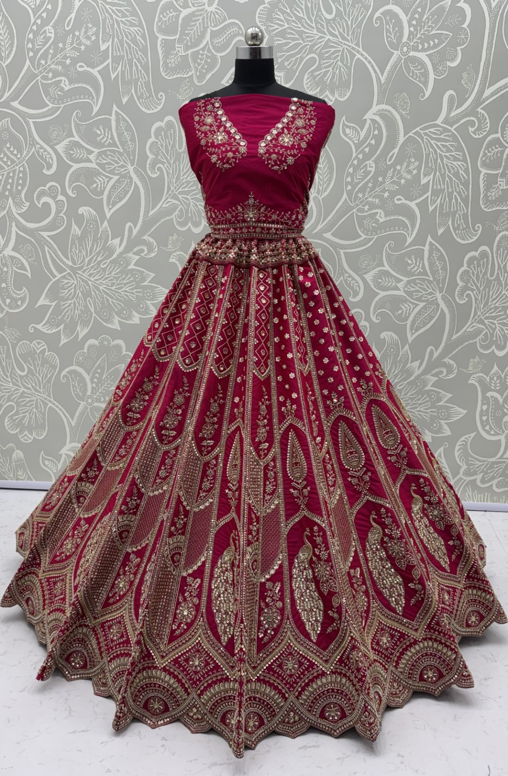 Mayur Samragni Royal Lehenga Premium Bridal Wedding Collection — Wholesale Lehenga, Anjani Art wholesale from Surat — view 10