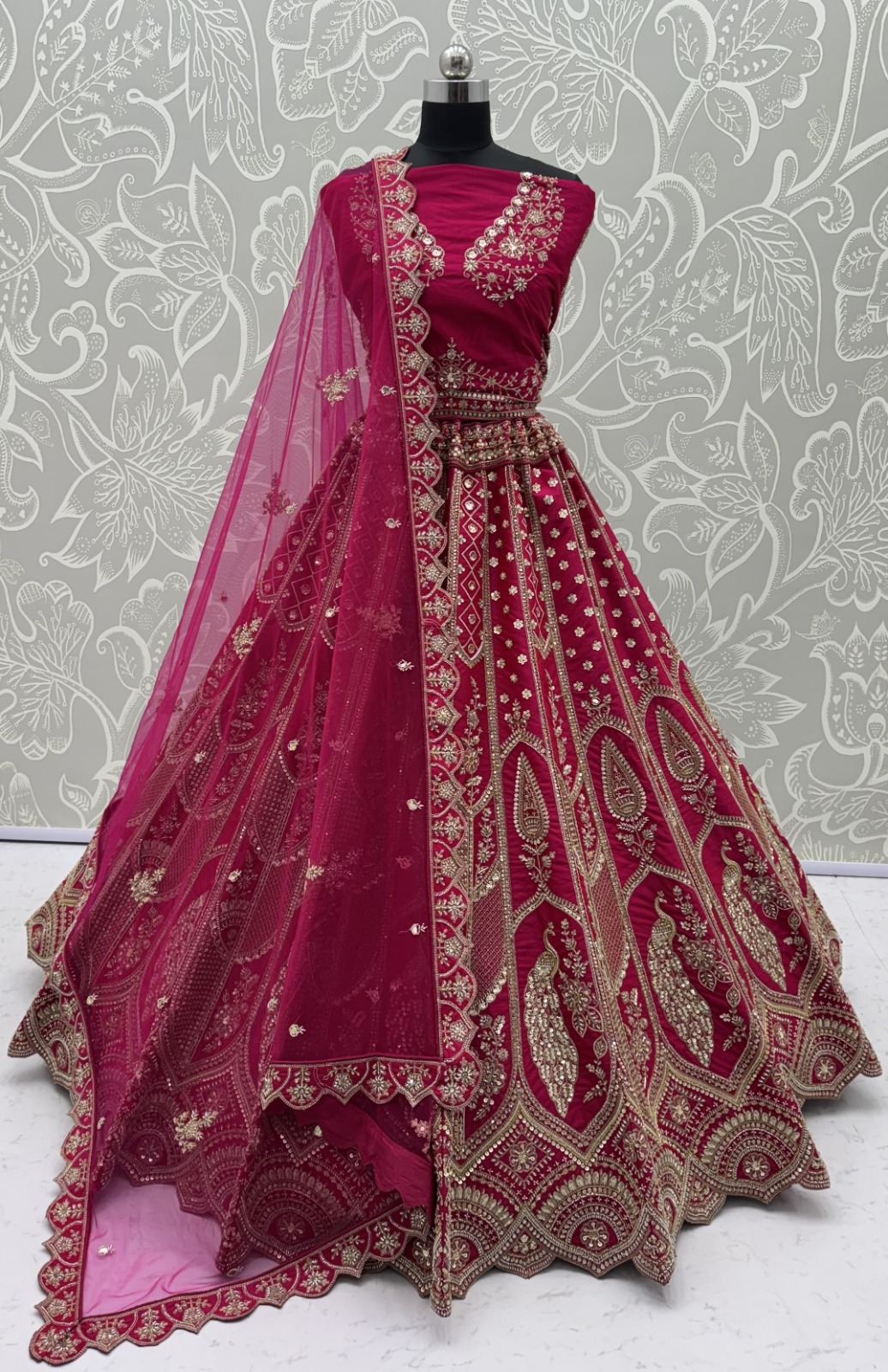 Mayur Samragni Royal Lehenga Premium Bridal Wedding Collection — Wholesale Lehenga, Anjani Art wholesale from Surat — view 11