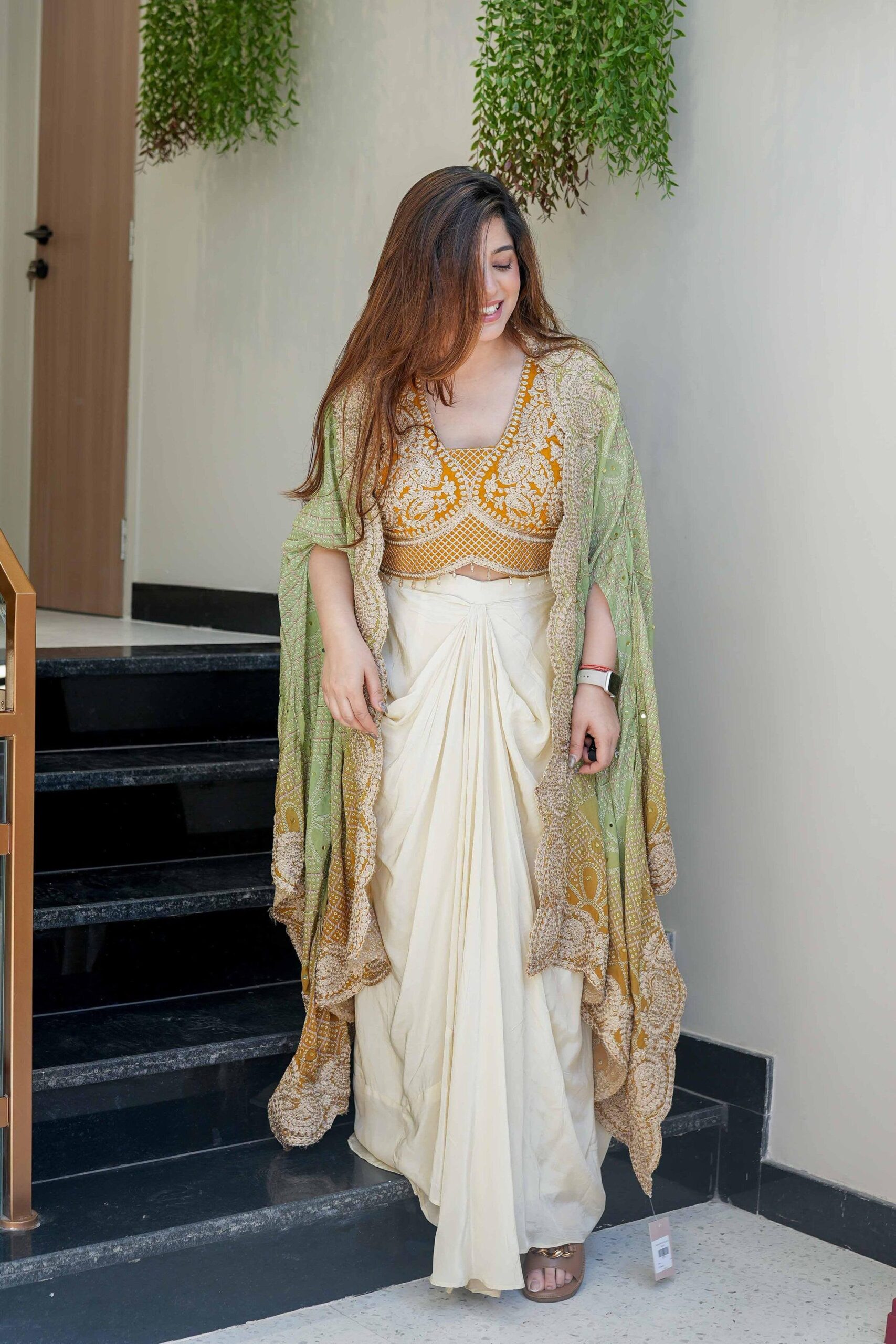BE Bhanderi BE-339 Designer Three Piece indo Western Outfit — Singles, Vardan Ethnic wholesale from Surat — view 7