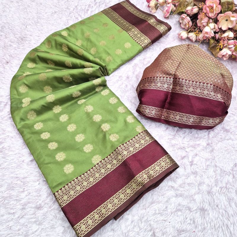 Aab Ganga Mercerised Silk Weaving Work Saree Collection — Festival Sarees, Vardan Ethnic wholesale from Surat — view 4