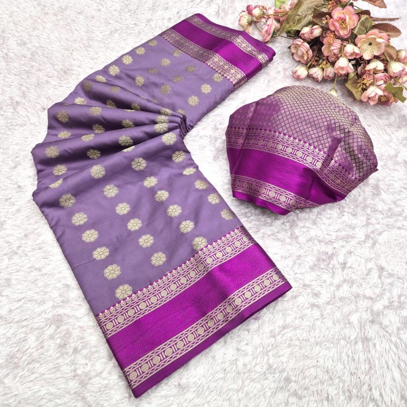 Aab Ganga Mercerised Silk Weaving Work Saree Collection — Festival Sarees, Vardan Ethnic wholesale from Surat — view 6