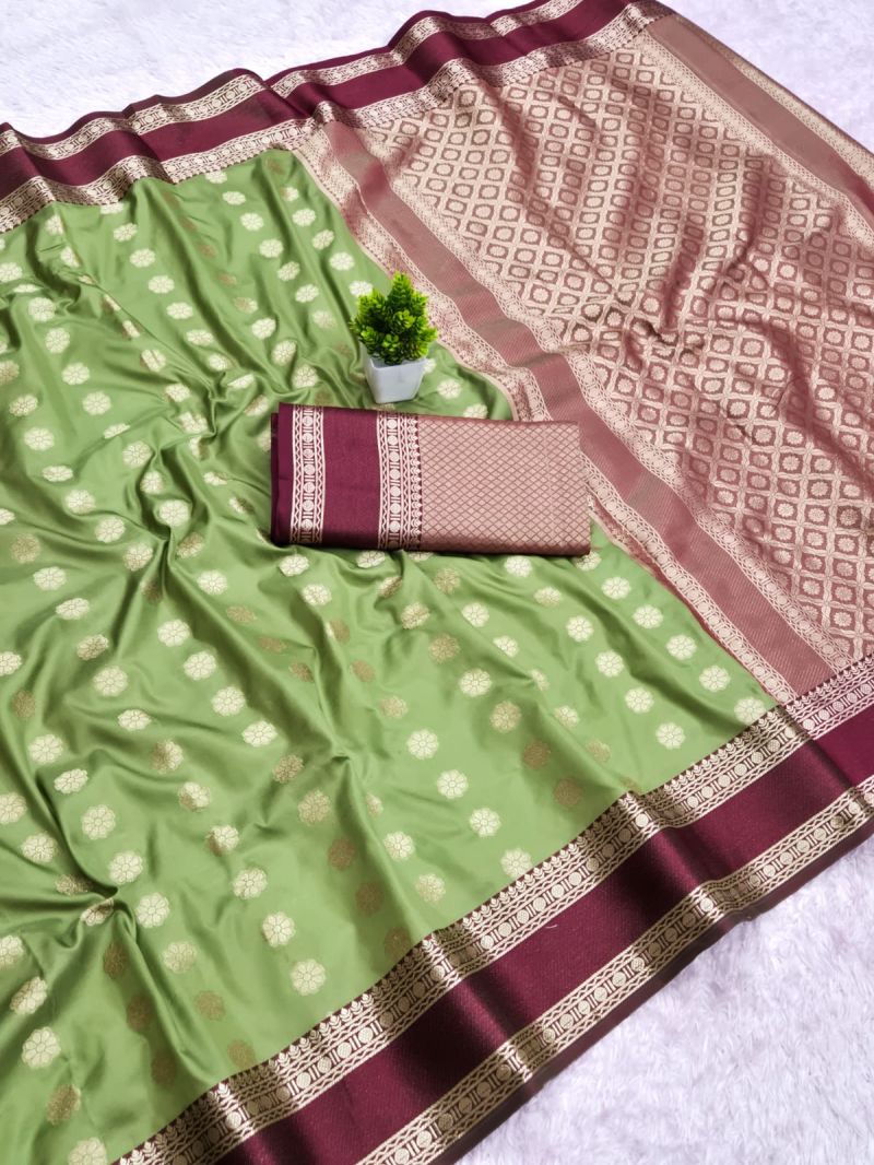 Aab Ganga Mercerised Silk Weaving Work Saree Collection — Festival Sarees, Vardan Ethnic wholesale from Surat — view 8