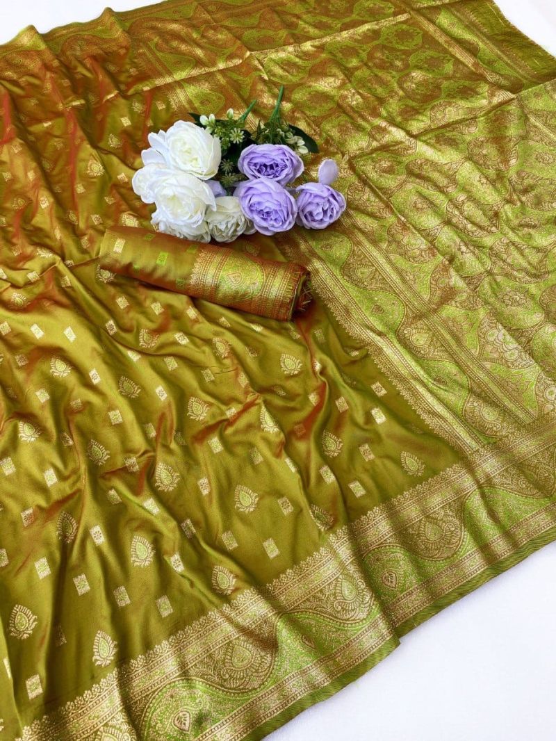 Aab Silk Vol 1 Elampillai Silk Zari Weaving Saree Catalog — Festival Sarees, Vardan Ethnic wholesale from Surat — view 9
