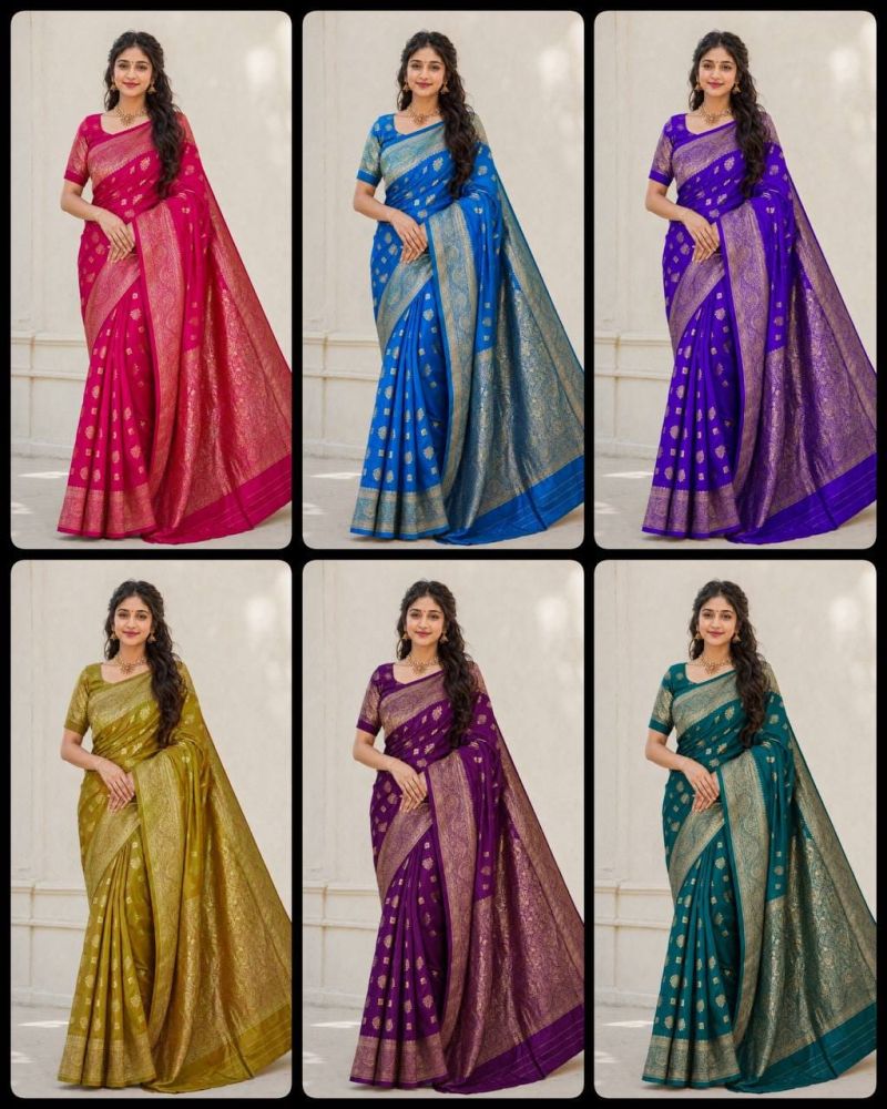 Aab Silk Vol 1 Elampillai Silk Zari Weaving Saree Catalog — Festival Sarees, Vardan Ethnic wholesale from Surat — view 11