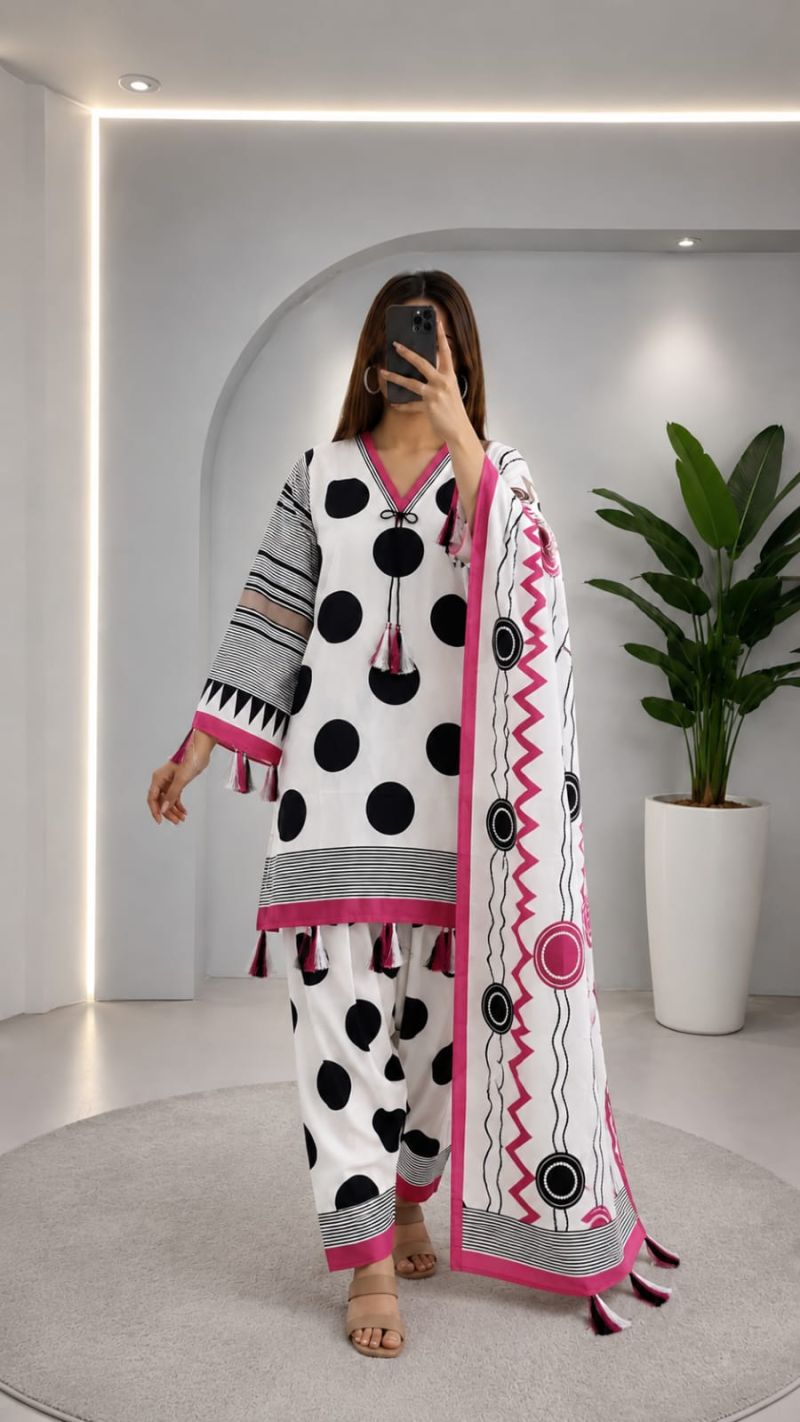 Afsana Armani Satin Digital Printed Farshi Salwar Kameez Catalog — Wholesale Kurti Pant Set, Afsana wholesale from Surat — view 3