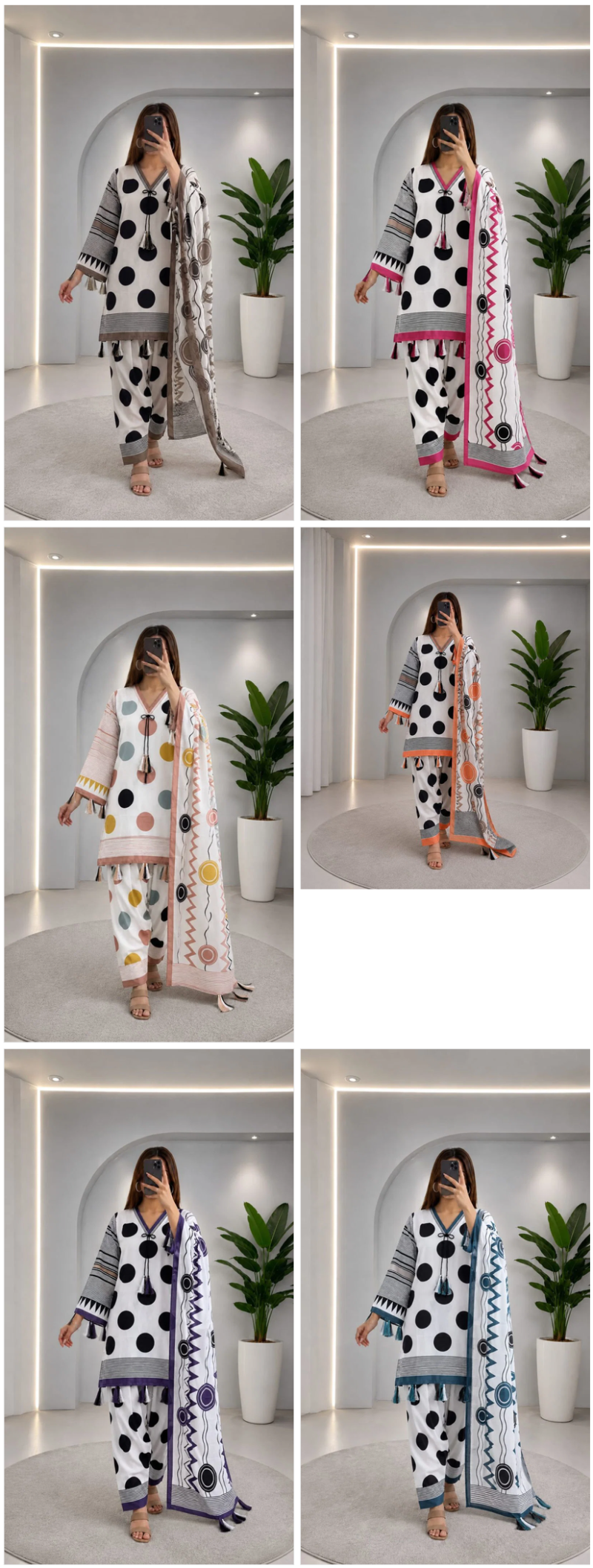 Afsana Armani Satin Digital Printed Farshi Salwar Kameez Catalog — Wholesale Kurti Pant Set, Afsana wholesale from Surat — view 7
