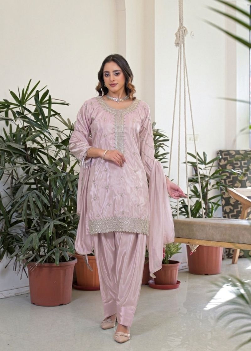 Afsana Mahi Crepe Silk Beats Work Designer Salwar Kameez — Wholesale Readymade Suit, Afsana wholesale from Surat — view 5
