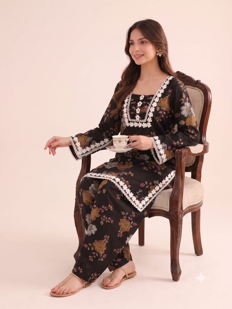 Afsana Sachi Rayon Foil Printed Readymade Salwar Kameez Catalog — Wholesale Kurtis, Afsana wholesale from Surat — view 2