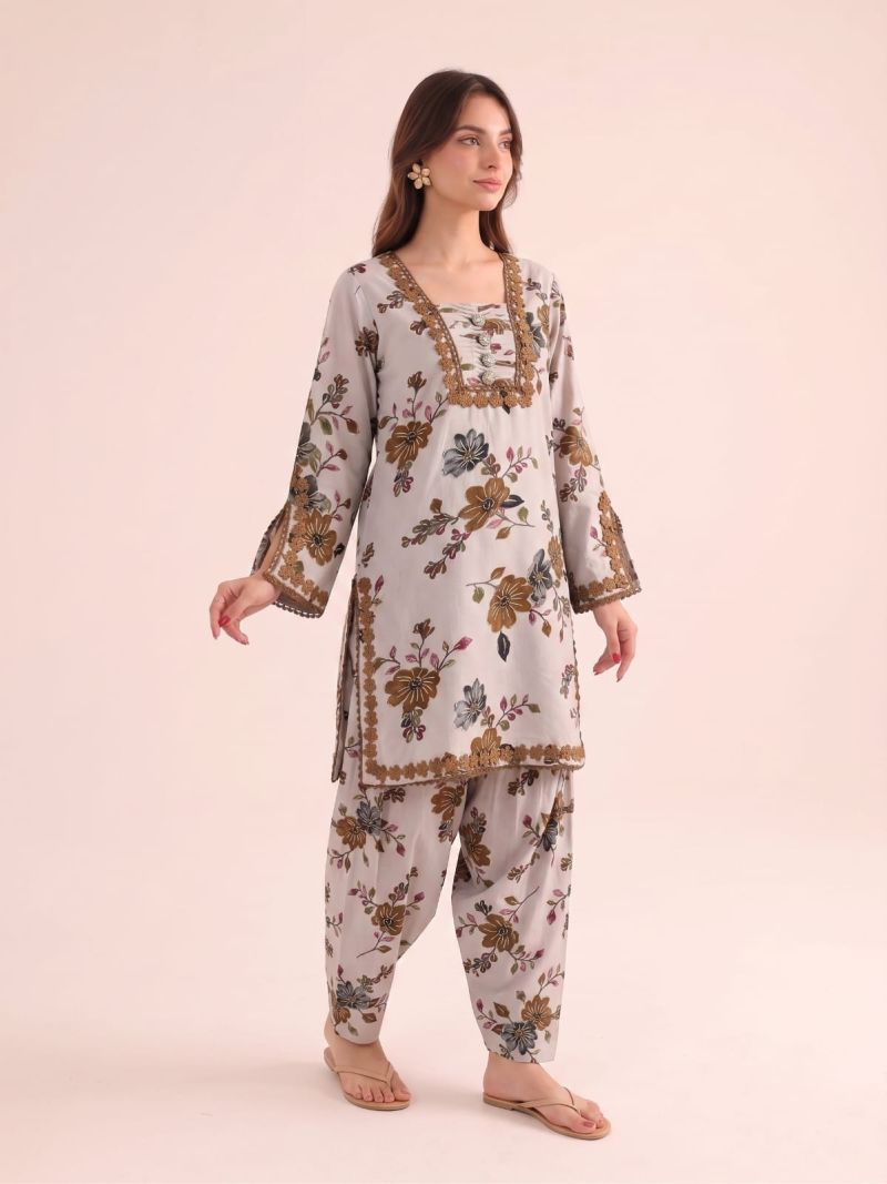 Afsana Sachi Rayon Foil Printed Readymade Salwar Kameez Catalog