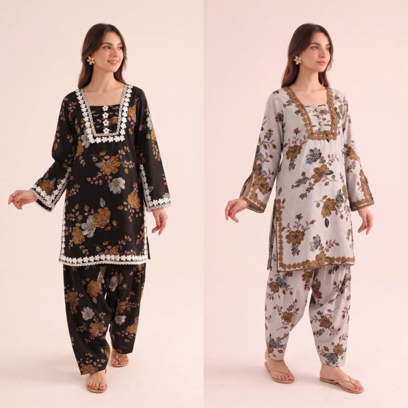 Afsana Sachi Rayon Foil Printed Readymade Salwar Kameez Catalog — Wholesale Kurtis, Afsana wholesale from Surat — view 3