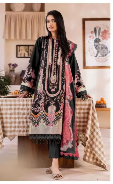 Alzohaib Zaynah Vol 2 Cotton Dupatta Cotton Patch Work Salwar Kameez Dress Marerial