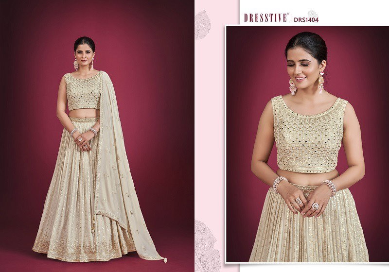 Arya Dresstive Angelica Vol 1 Georgette Sequins Designer Lehenga Choli — Wholesale Lehenga, Vardan Ethnic wholesale from Surat — view 4