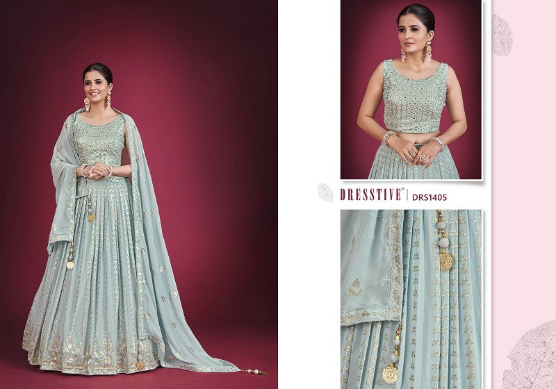 Arya Dresstive Angelica Vol 1 Georgette Sequins Designer Lehenga Choli — Wholesale Lehenga, Vardan Ethnic wholesale from Surat — view 5