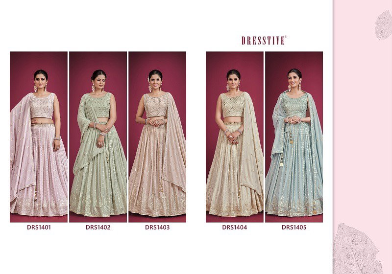 Arya Dresstive Angelica Vol 1 Georgette Sequins Designer Lehenga Choli — Wholesale Lehenga, Vardan Ethnic wholesale from Surat — view 6