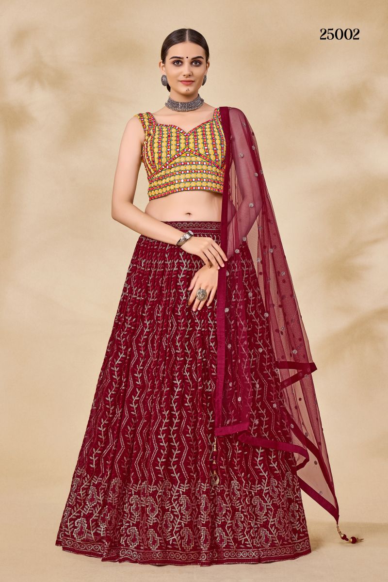 Arya Volume Vol 39 Georgette Thread Mirror Work Lehenga Choli