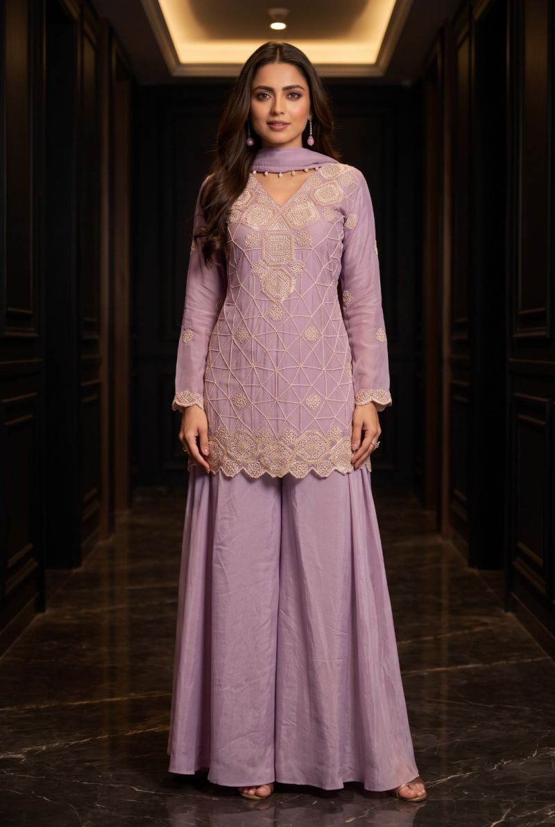 Aurraa Maleeka Chinon Beads Work Salwar Kameez Catalog — Wholesale Pakistani Suits, MPA wholesale from Surat — view 2