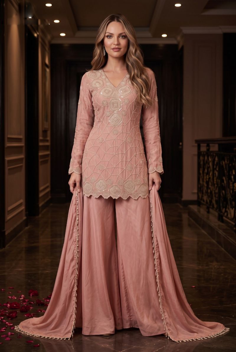 Aurraa Maleeka Chinon Beads Work Salwar Kameez Catalog — Wholesale Pakistani Suits, MPA wholesale from Surat — view 8