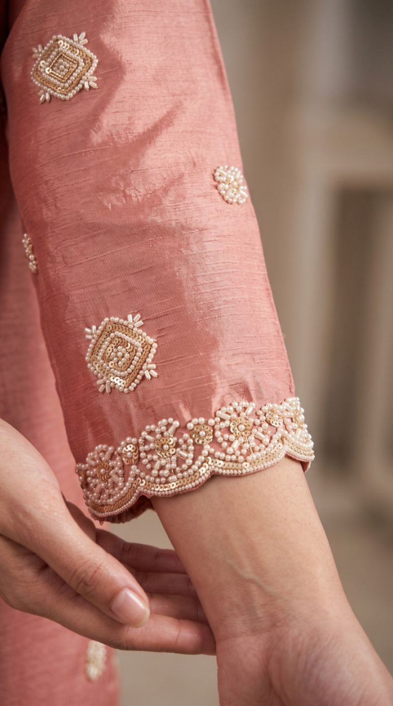 Aurraa Maleeka Chinon Beads Work Salwar Kameez Catalog — Wholesale Pakistani Suits, MPA wholesale from Surat — view 5