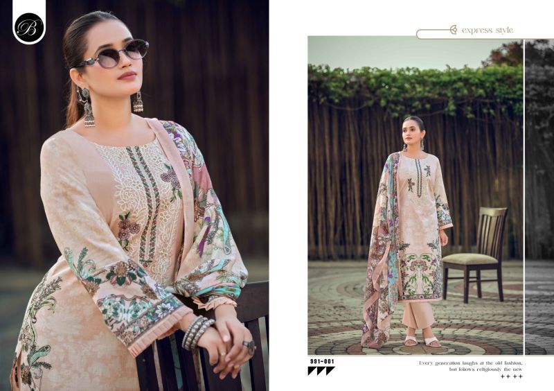 Belliza Naira Vol 150 Cotton Digital Print Dress Material Catalog — Cotton Dress Material, Vardan Ethnic wholesale from Surat — view 3
