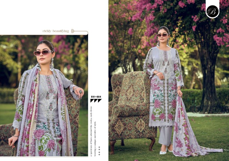 Belliza Naira Vol 150 Cotton Digital Print Dress Material Catalog — Cotton Dress Material, Vardan Ethnic wholesale from Surat — view 4