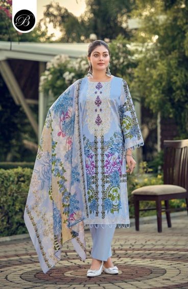 Belliza Naira Vol 150 Cotton Digital Print Dress Material Catalog