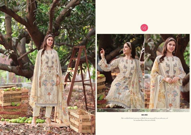 Belliza Naira Vol 152 Cotton Digital Print Dress Material — Wholesale Readymade Suit, Vardan Ethnic wholesale from Surat — view 3