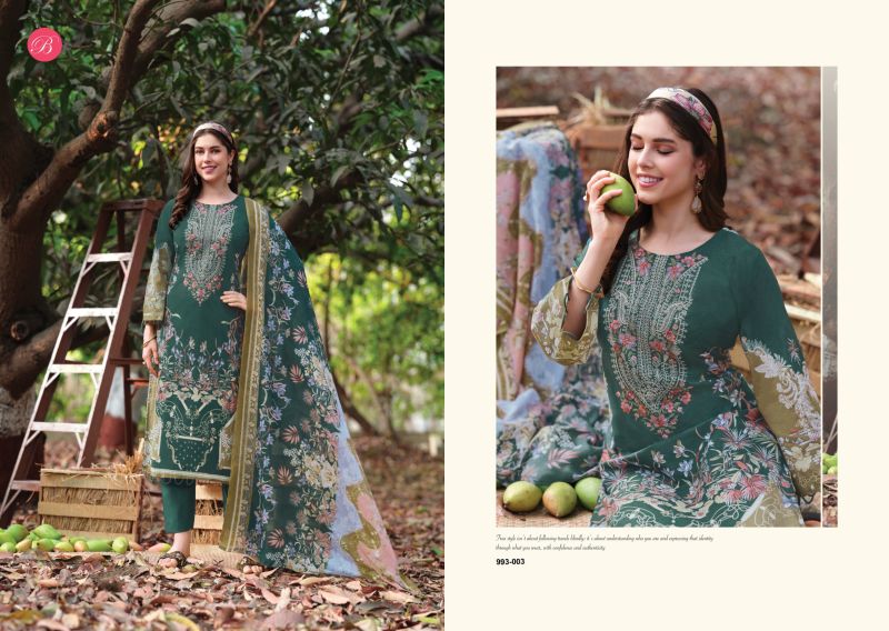 Belliza Naira Vol 152 Cotton Digital Print Dress Material — Wholesale Readymade Suit, Vardan Ethnic wholesale from Surat — view 4