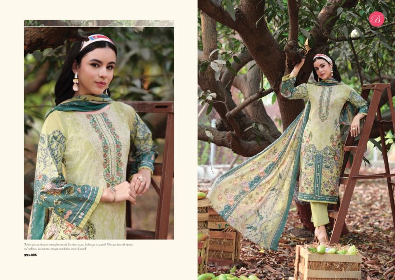 Belliza Naira Vol 152 Cotton Digital Print Dress Material — Wholesale Readymade Suit, Vardan Ethnic wholesale from Surat — view 6