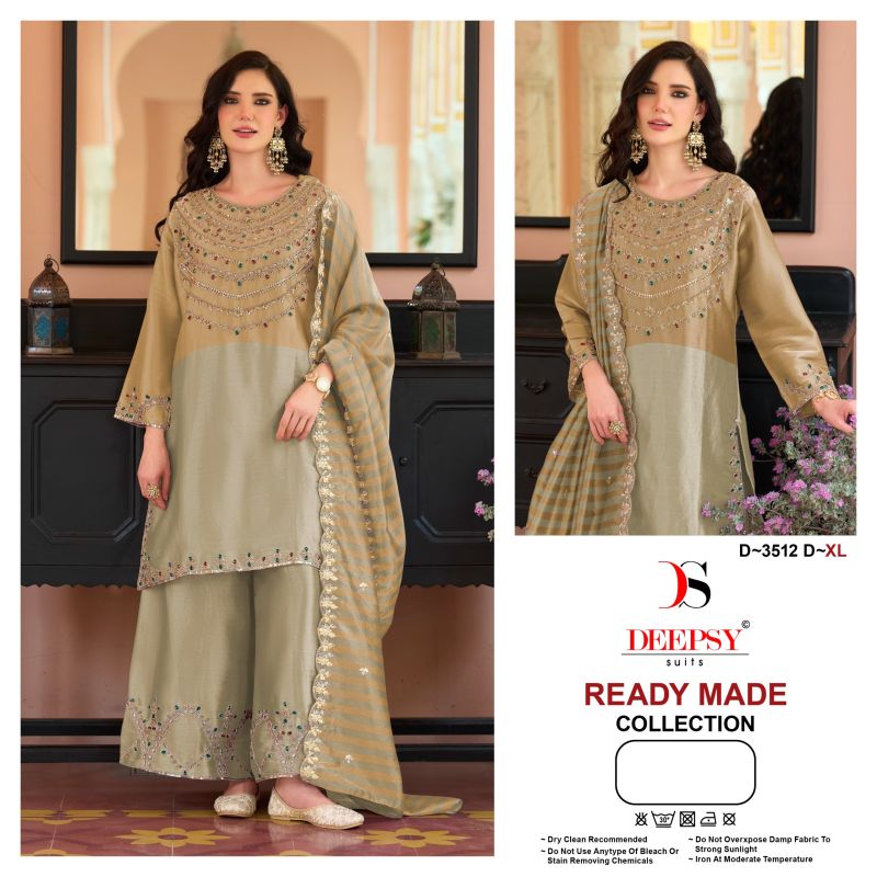 Deepsy D 3512 A To D Readymade Viscose  Beats Work Salwar Kameez