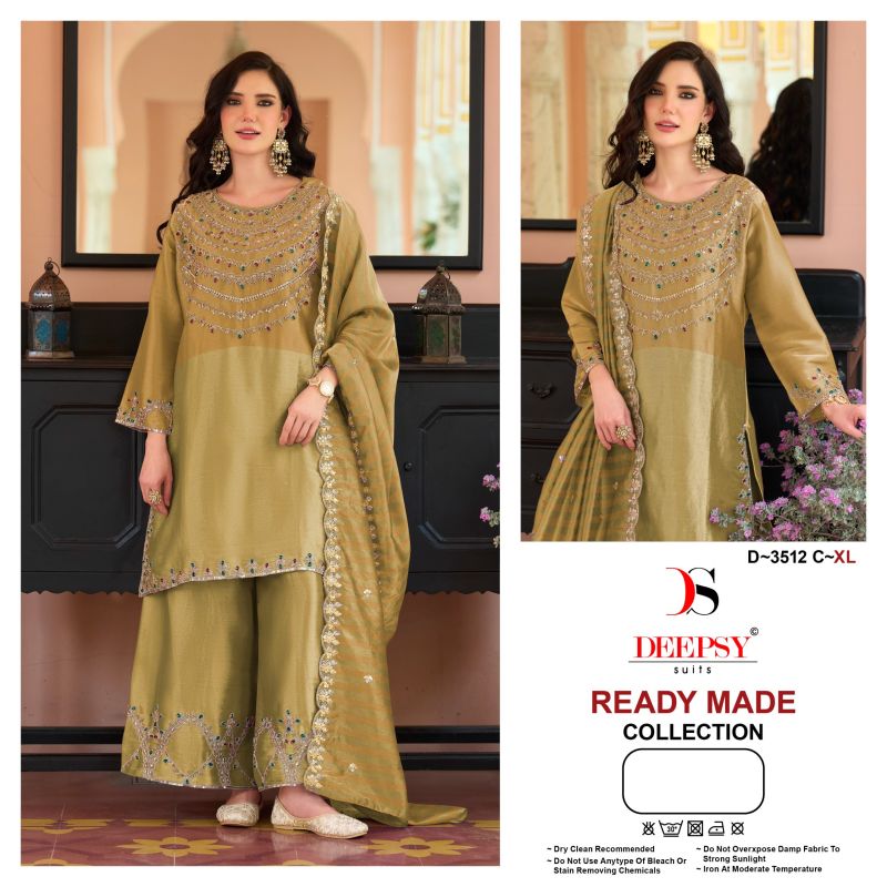 Deepsy D 3512 A To D Readymade Viscose  Beats Work Salwar Kameez — Designer Readymade Suits, Deepsy Suit wholesale from Surat — view 4