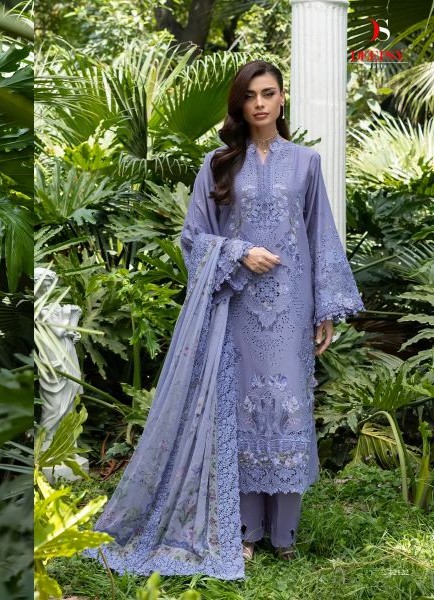 Deepsy Elaf Premium Vol 8 Cotton Embroidered Pakistani Salwar Suit