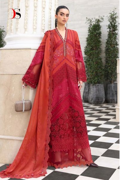 Deepsy Maria B Ultra Luxury Lawn Collection Vol 1 Cotton Embroidered Suit